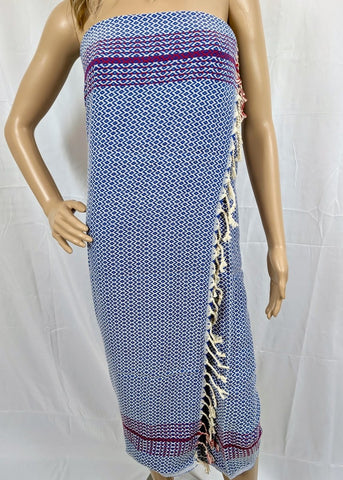 Redline Towel Collection - Understated Elegance & Superior Quality - Turkish Cotton Beach Towel in Navy - Towel photo