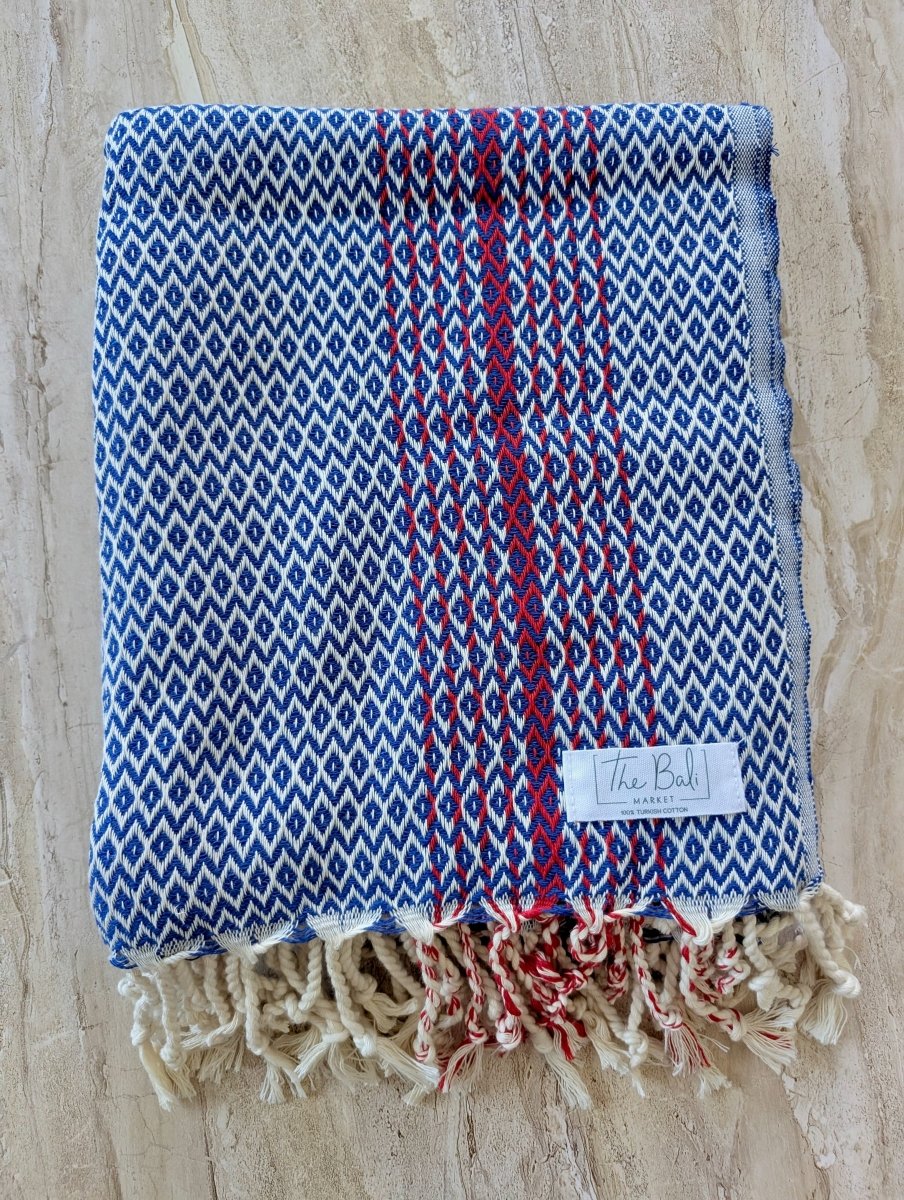 Redline Towel Collection - Understated Elegance & Superior Quality - Turkish Cotton Beach Towel in - Towel photo