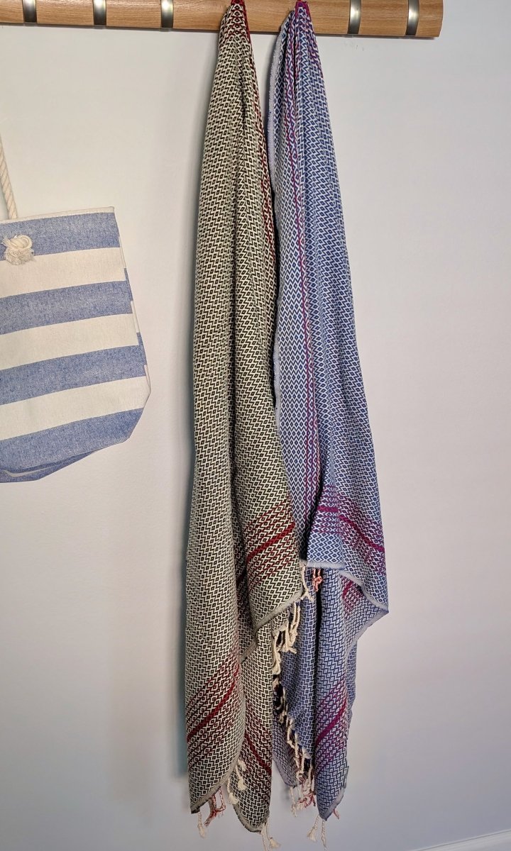 Redline Towel Collection - Understated Elegance & Superior Quality - Turkish Cotton Beach Towel in - Towel photo