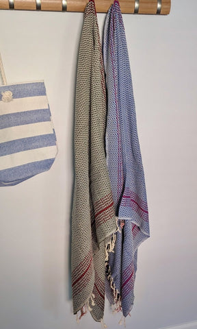 Redline Towel Collection - Understated Elegance & Superior Quality - Turkish Cotton Beach Towel in - Towel photo