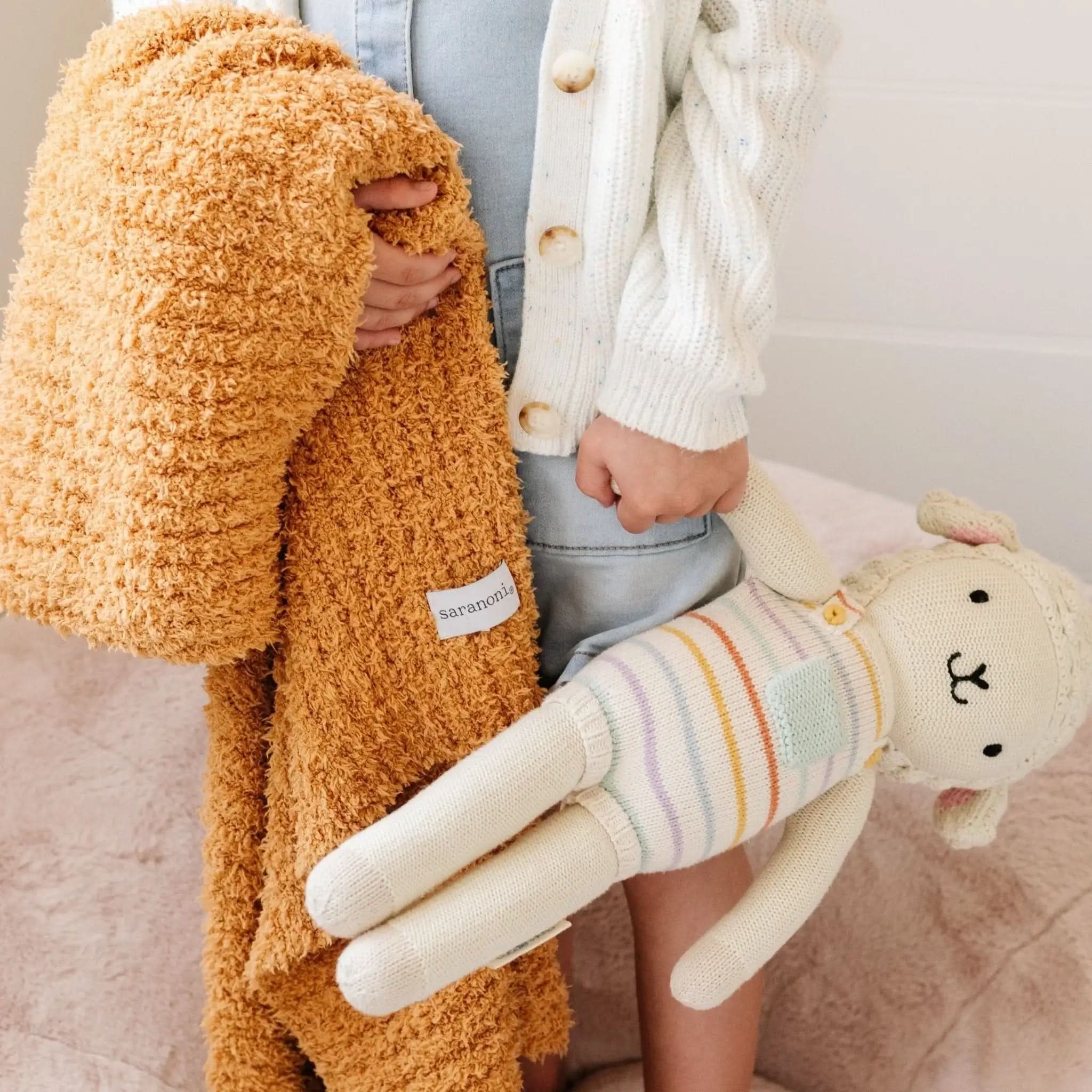 Saranoni Ribbed BAMBONI® Receiving Blankets
