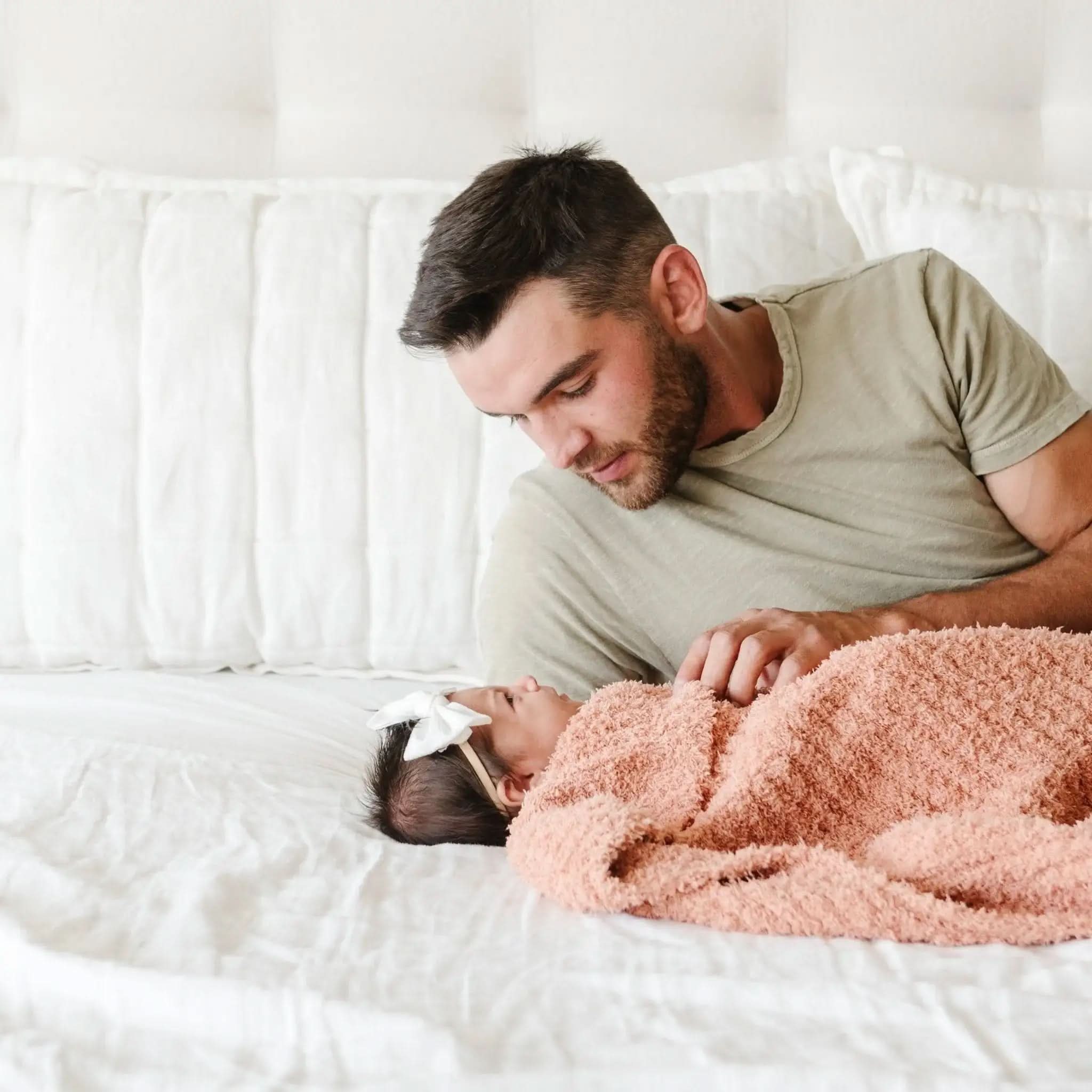 Saranoni Ribbed BAMBONI® Receiving Blankets