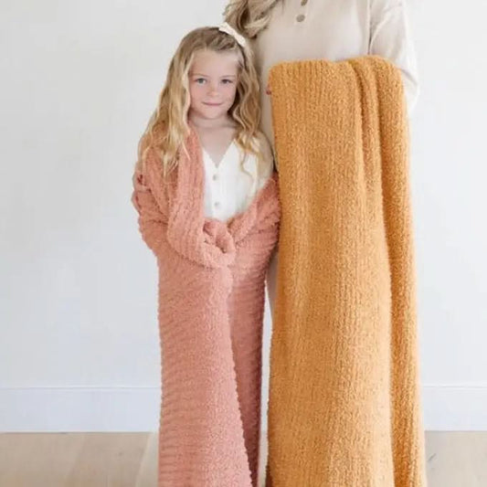 RIBBED BAMBONI® TODDLER BLANKETS in Sun-kissed - photo