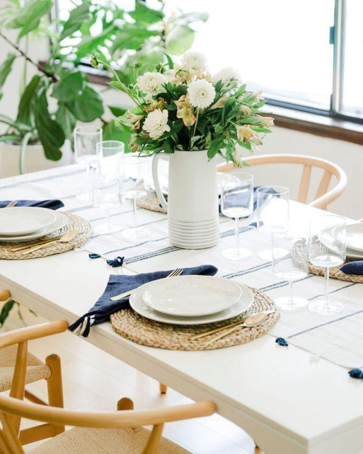 Ribbons Cotton Table Runner - SwagglyLife Home & Fashion