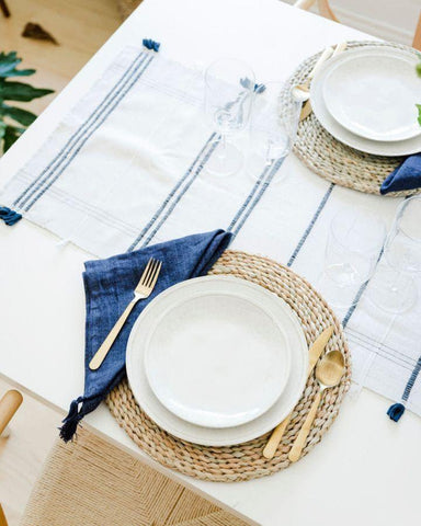 Ribbons Cotton Table Runner - SwagglyLife Home & Fashion