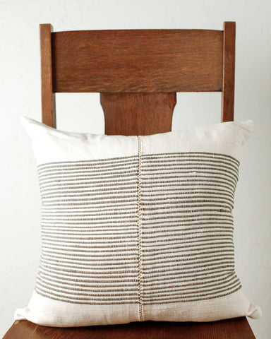 18" Riviera Hand-Stitch Throw Pillow in - Throw Pillows photo