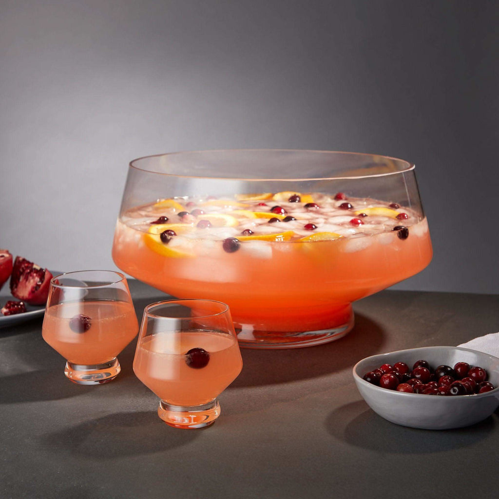 Raye Heavy Base Punch Bowl - SwagglyLife Home & Fashion