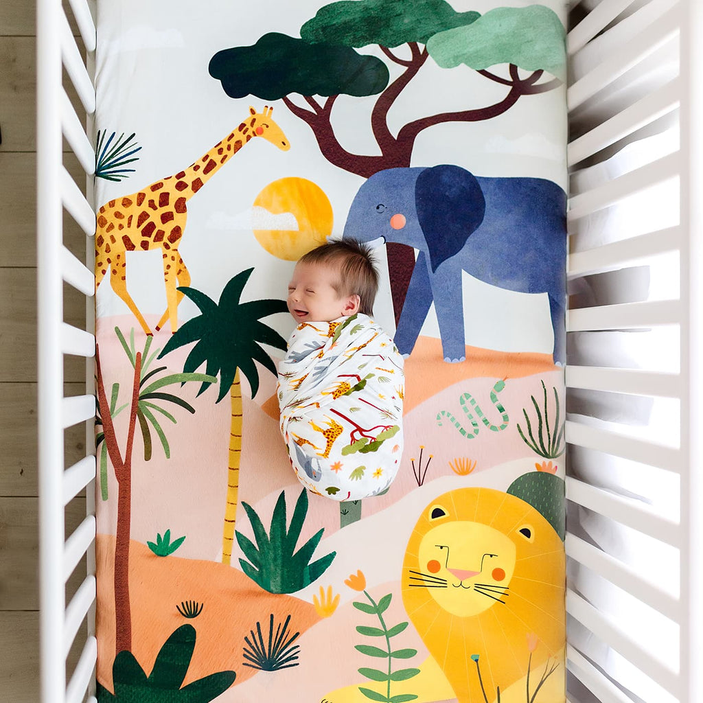 In The Savanna bamboo swaddle in - Swaddle photo