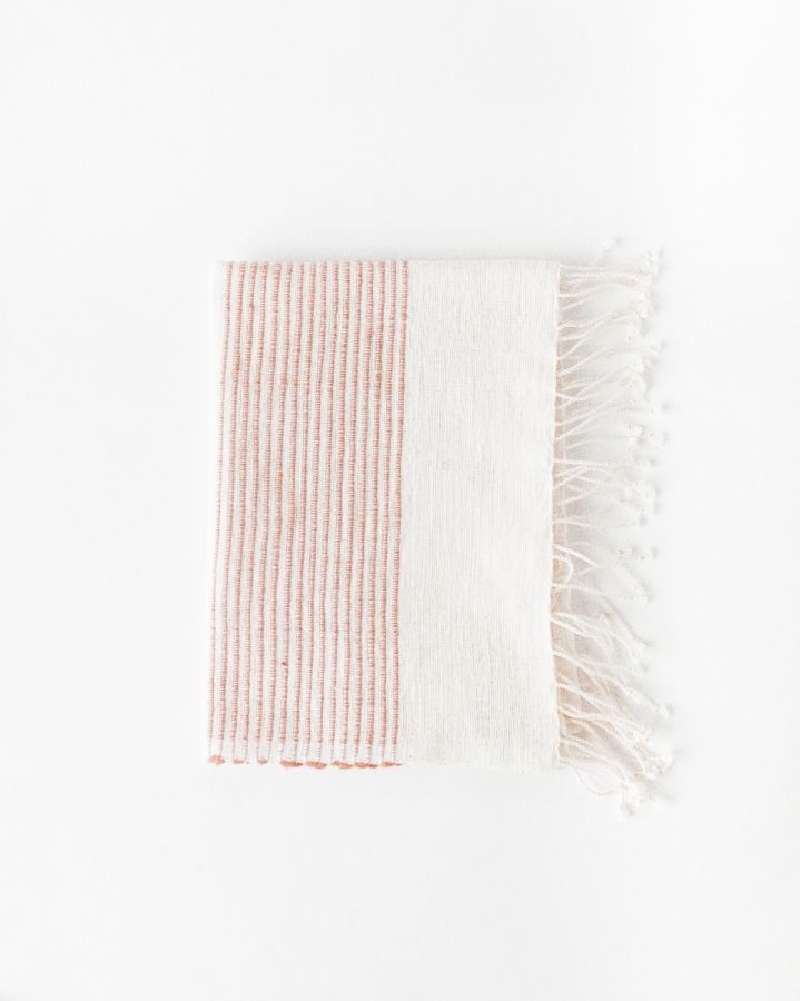 Riviera Cotton Hand Towel in Blush - Kitchen Towels photo