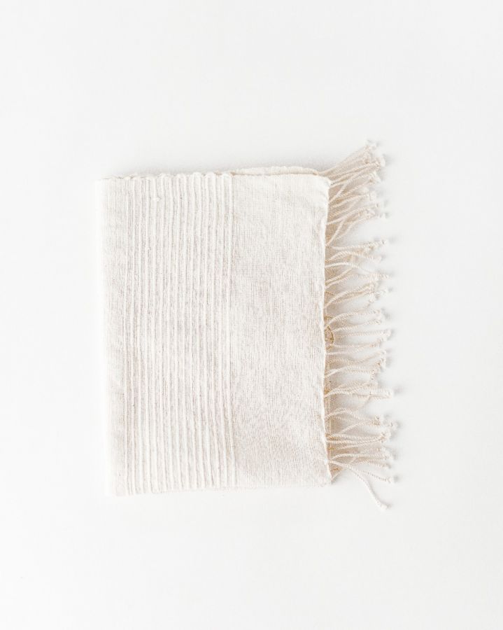 Riviera Cotton Hand Towel in Natural - Kitchen Towels photo