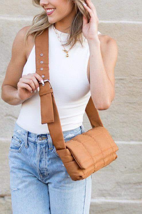 Selma Foldover Puffer Crossbody, Multiple Colors - SwagglyLife Home & Fashion