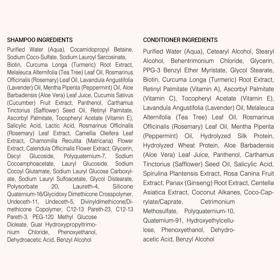 Biotin & Botanicals Shampoo & Conditioner in - Haircare photo