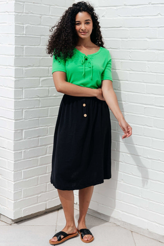 She's a Scholar Mid-Length Skirt in - Skirts photo