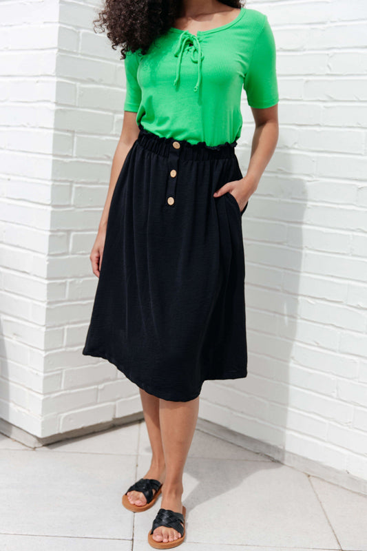 She's a Scholar Mid-Length Skirt in - Skirts photo