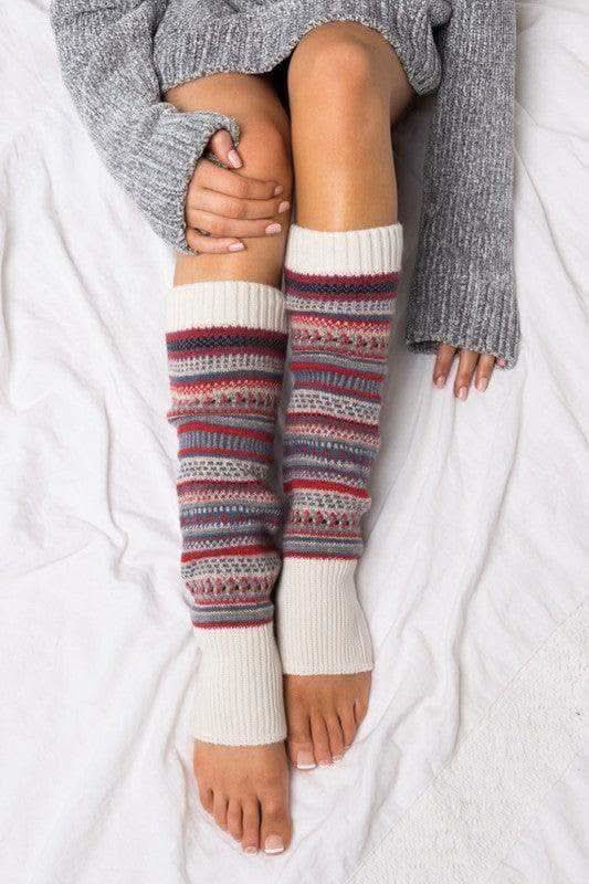 Short Fairisle Legwarmer - SwagglyLife Home & Fashion