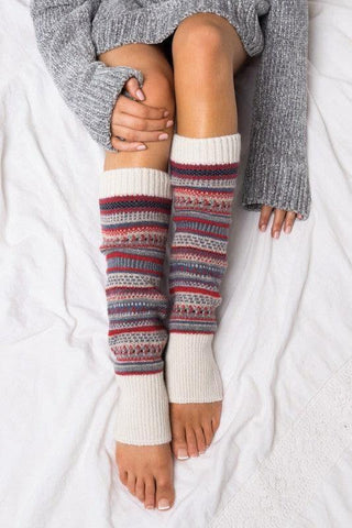 Short Fairisle Legwarmer - SwagglyLife Home & Fashion
