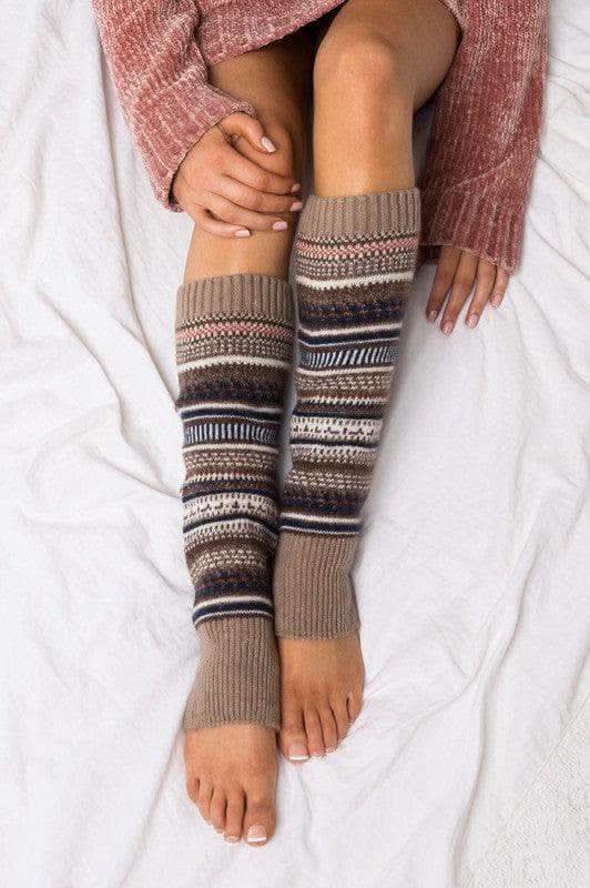 Short Fairisle Legwarmer - SwagglyLife Home & Fashion
