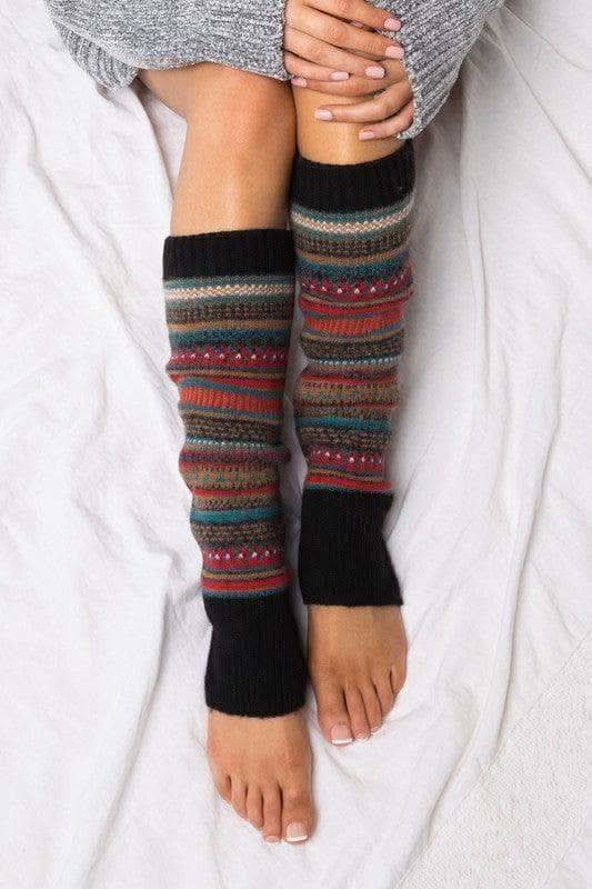Short Fairisle Legwarmer - SwagglyLife Home & Fashion