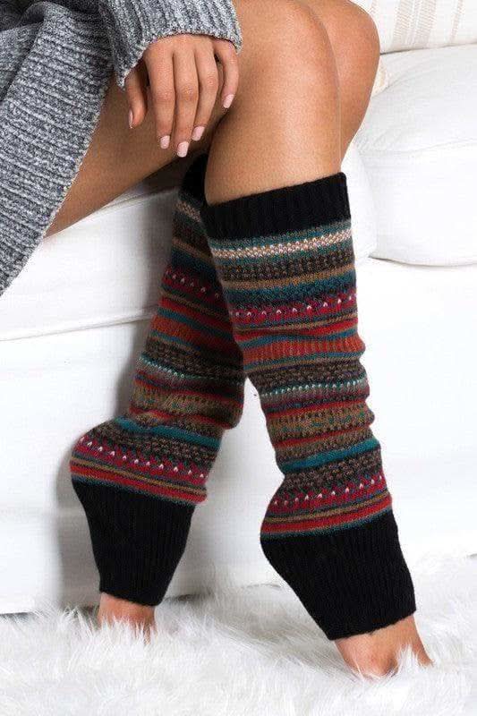 Short Fairisle Legwarmer - SwagglyLife Home & Fashion