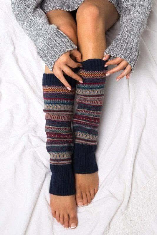 Short Fairisle Legwarmer - SwagglyLife Home & Fashion