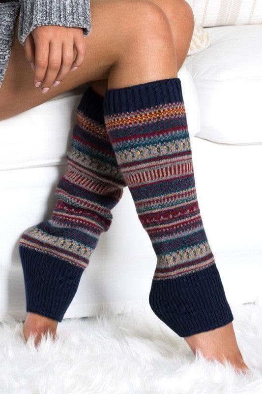 Short Fairisle Legwarmer - SwagglyLife Home & Fashion