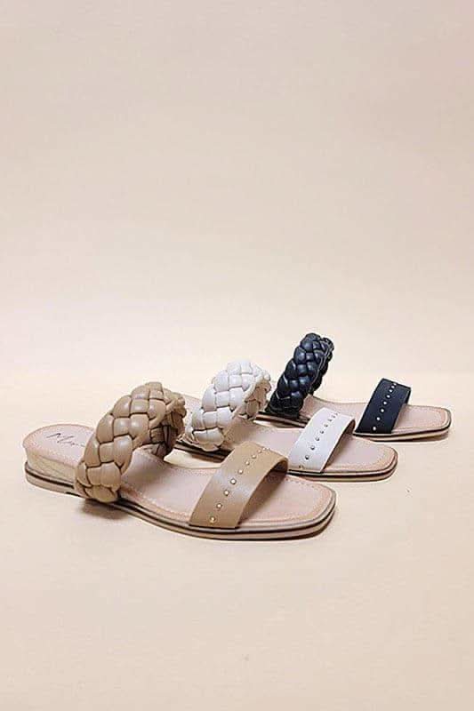 SILAS Slides Sandals - SwagglyLife Home & Fashion