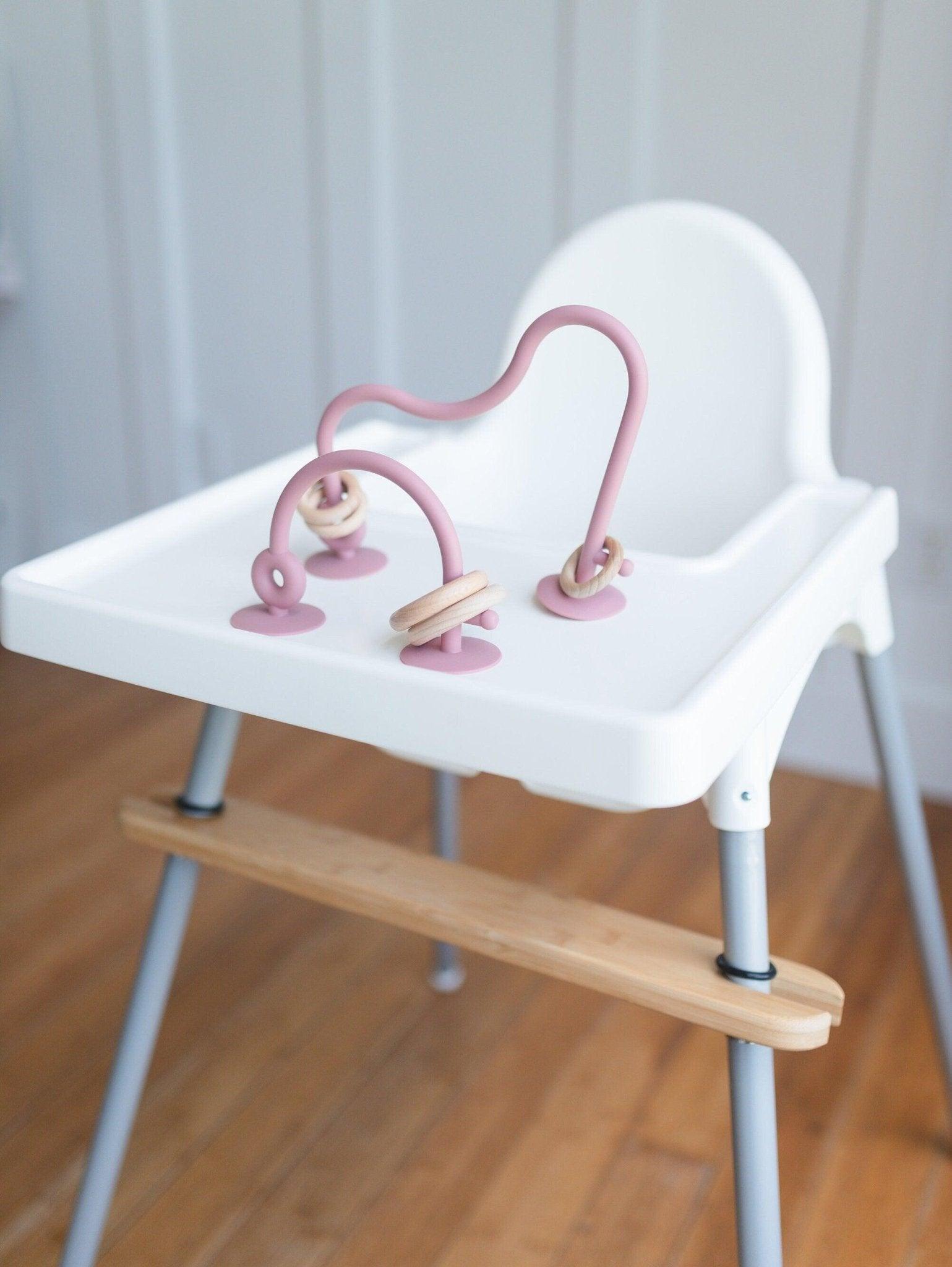 Silicone Highchair Toy - more colors in Turkish Rose - Chair photo