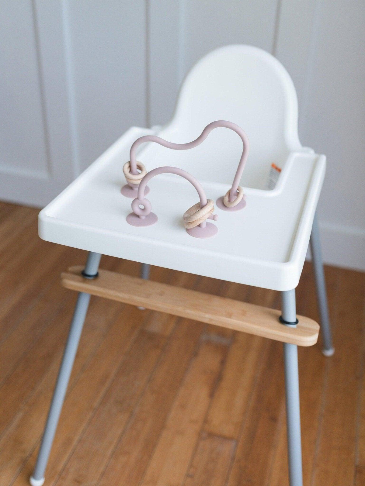 Silicone Highchair Toy - more colors in Dusty Rose - Chair photo