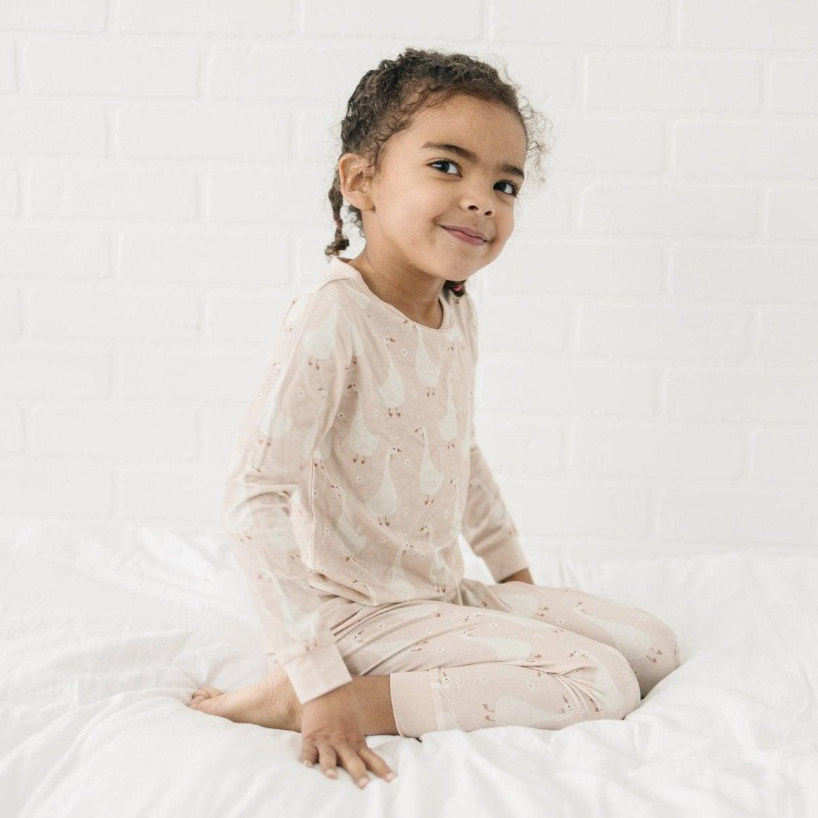 Silly Goose on the Loose 2pc Bamboo Pajamas in - photo