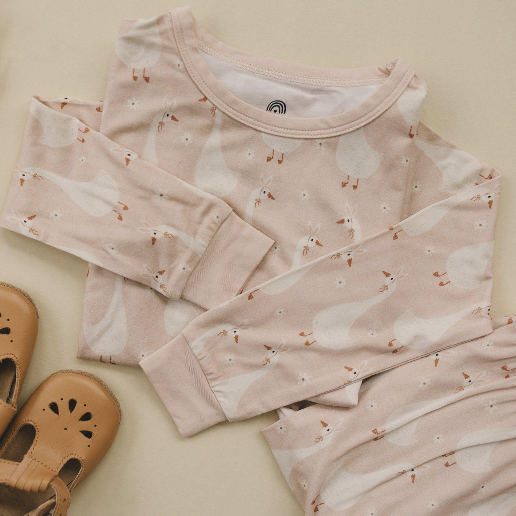 Silly Goose on the Loose 2pc Bamboo Pajamas in - photo