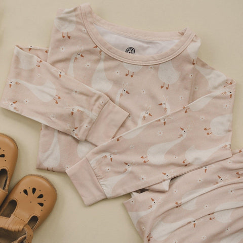 Silly Goose on the Loose 2pc Bamboo Pajamas in - photo