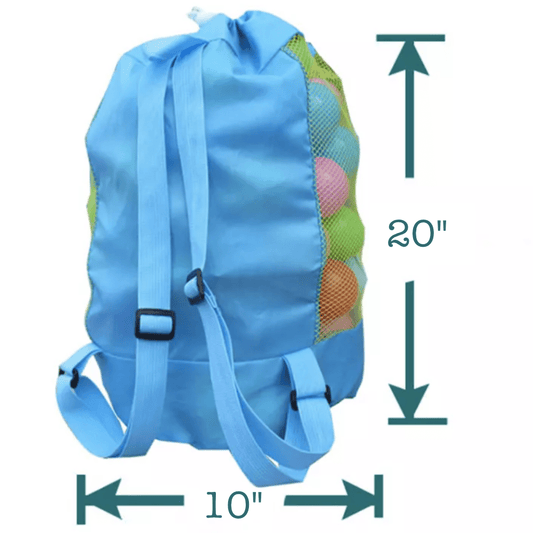 Foldable Kids Mesh Backpack in Blue - Backpacks photo