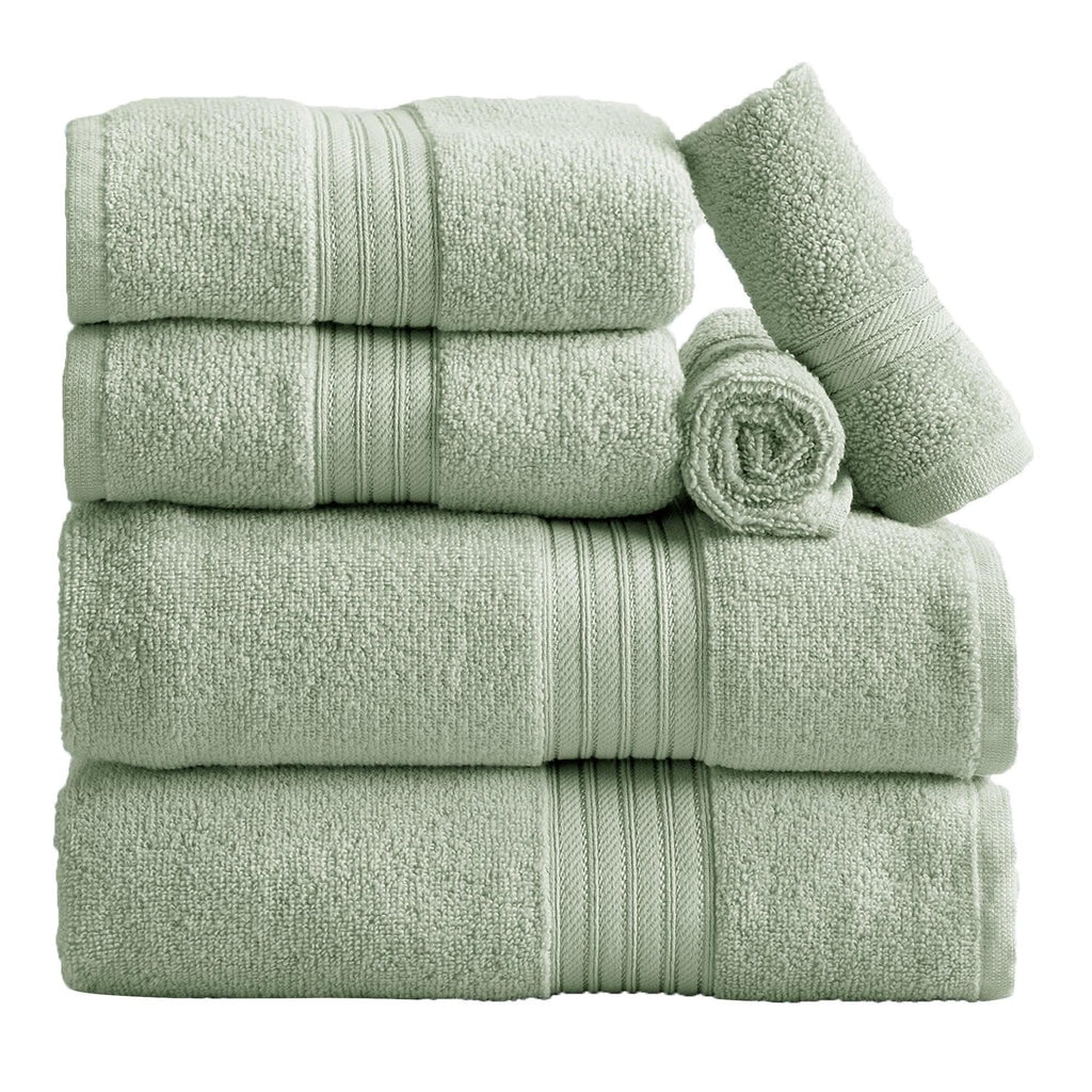 Cotton Terry Bath Towel Set - Cooper Collection - SwagglyLife Home & Fashion