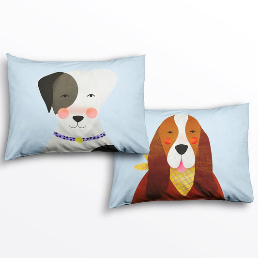 2-pack Dog Print Standard Size Pillowcases in - Pillowcase photo
