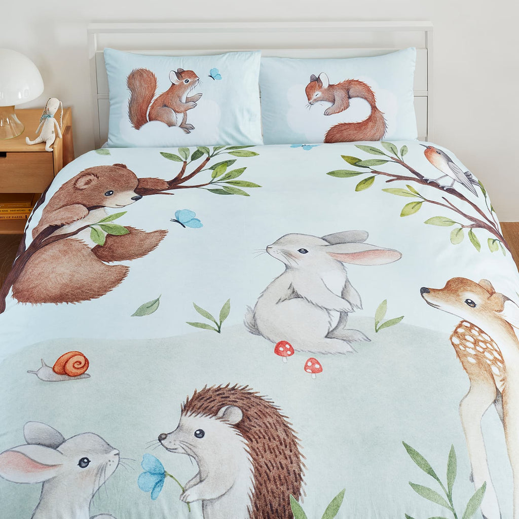 Enchanted Forest Duvet & Pillowcase in - Big Kid Bedding photo