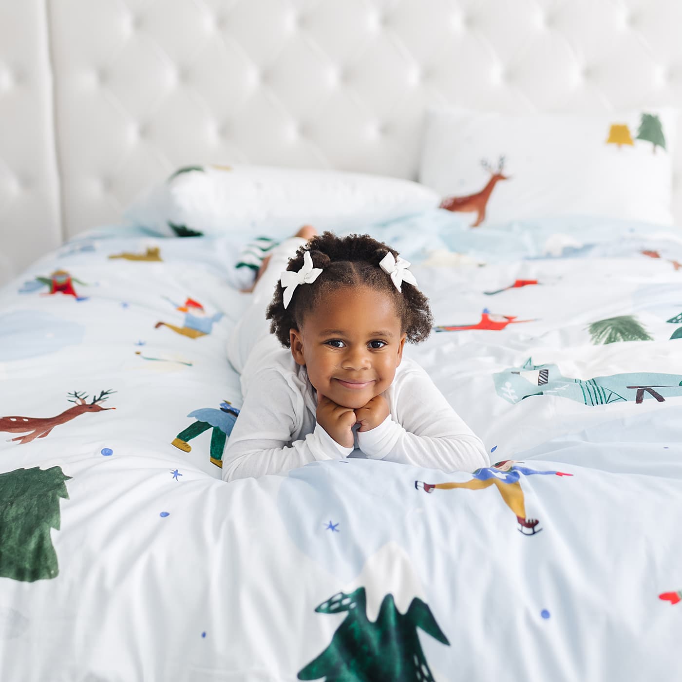 Snowy Day Duvet & Pillowcase in - Big Kid Bedding photo