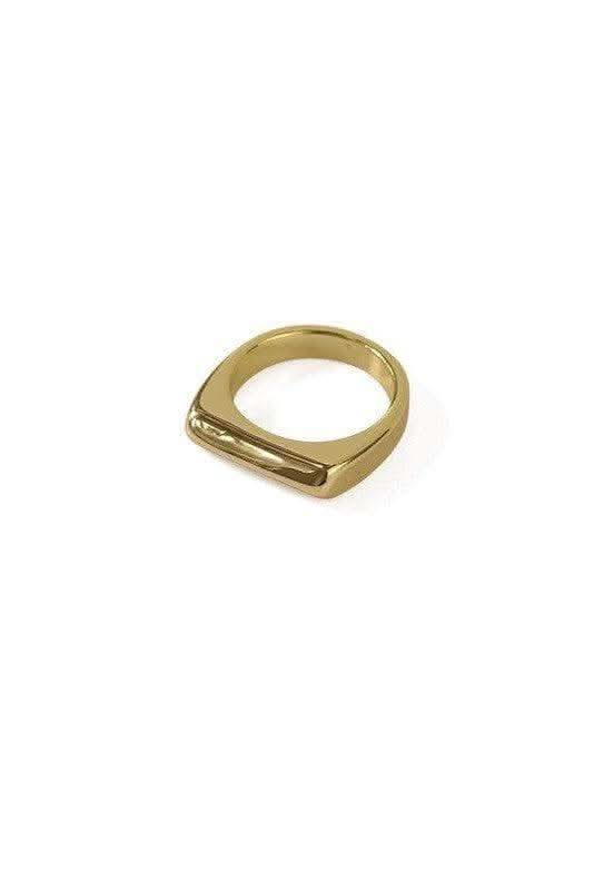 SOCALI 18K Gold Versatile Simple Ring - SwagglyLife Home & Fashion