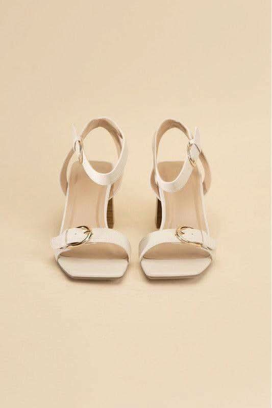 SODA TREATY Buckle Sandal Heels - SwagglyLife Home & Fashion