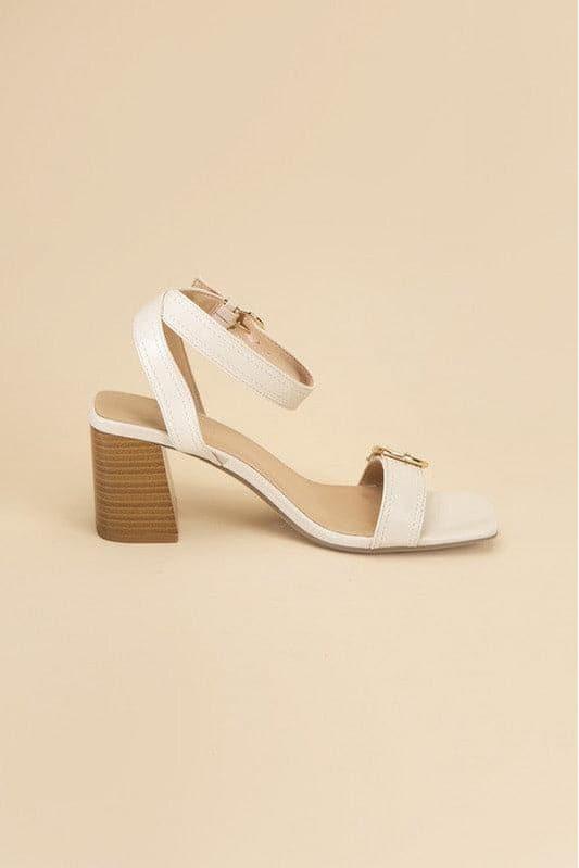 SODA TREATY Buckle Sandal Heels - SwagglyLife Home & Fashion