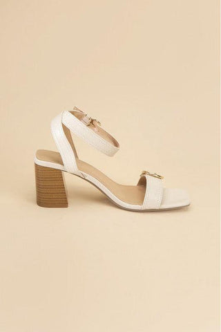 SODA TREATY Buckle Sandal Heels - SwagglyLife Home & Fashion