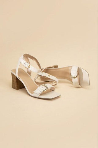 SODA TREATY Buckle Sandal Heels - SwagglyLife Home & Fashion