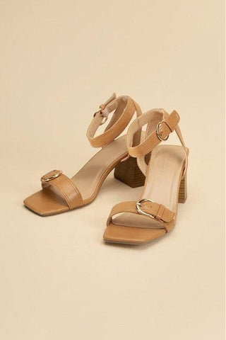 SODA TREATY Buckle Sandal Heels - SwagglyLife Home & Fashion