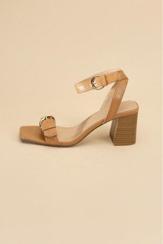 SODA TREATY Buckle Sandal Heels - SwagglyLife Home & Fashion