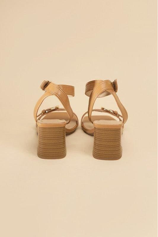 SODA TREATY Buckle Sandal Heels - SwagglyLife Home & Fashion