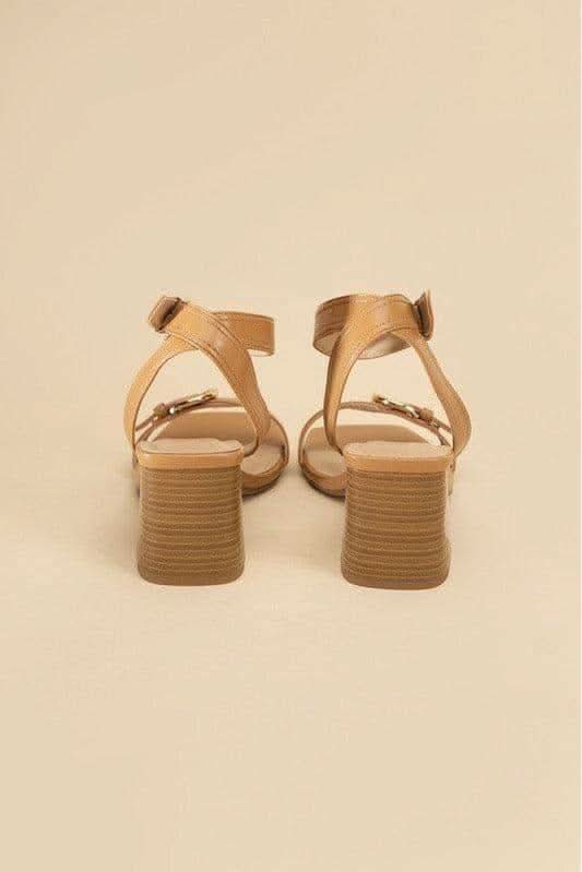 SODA TREATY Buckle Sandal Heels - SwagglyLife Home & Fashion