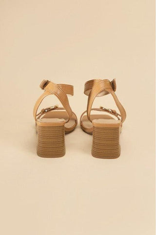 SODA TREATY Buckle Sandal Heels - SwagglyLife Home & Fashion