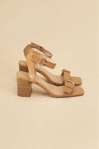 SODA TREATY Buckle Sandal Heels - SwagglyLife Home & Fashion