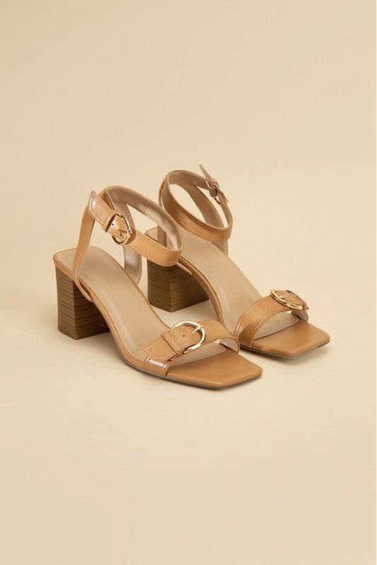 SODA TREATY Buckle Sandal Heels - SwagglyLife Home & Fashion