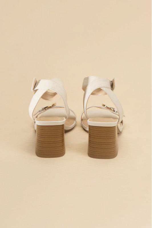 SODA TREATY Buckle Sandal Heels - SwagglyLife Home & Fashion