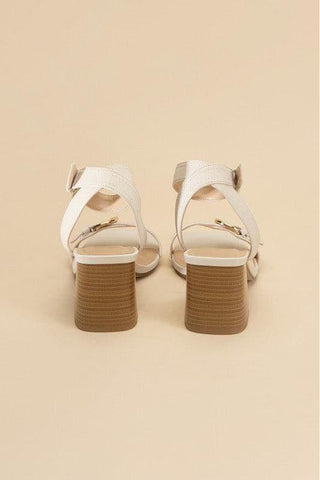 SODA TREATY Buckle Sandal Heels - SwagglyLife Home & Fashion